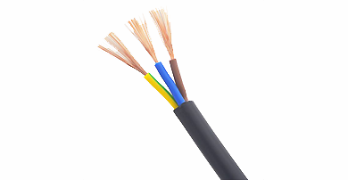CU/PVC/PVC H05VV-F H05VH2-F Flat Flexible PVC Cable_;